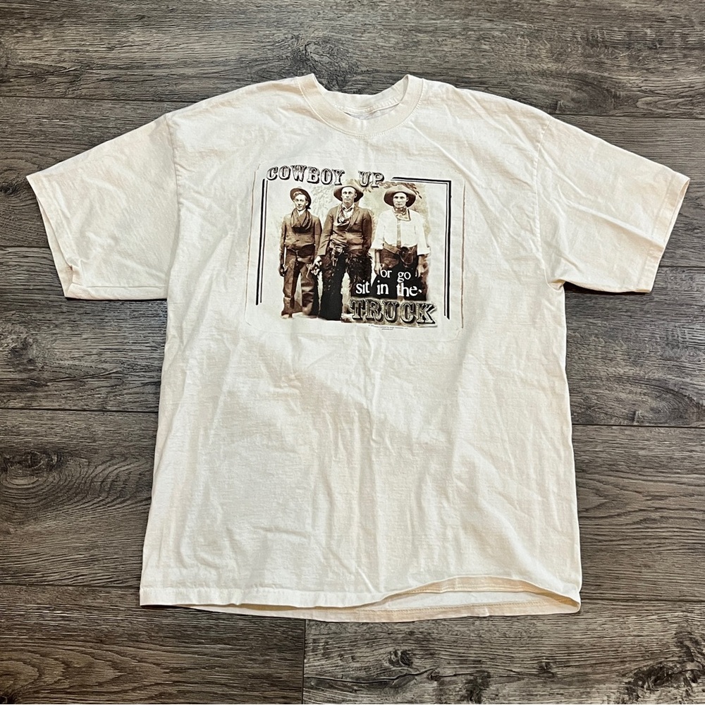 Vintage Cowboy Up T-Shirt Men’s Size Large